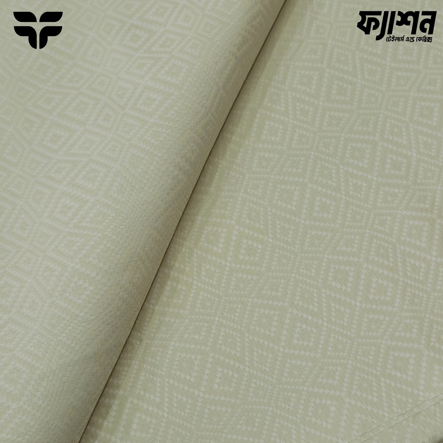 SÖKTAŞ Ivory Diamond Texture Summer Cotton