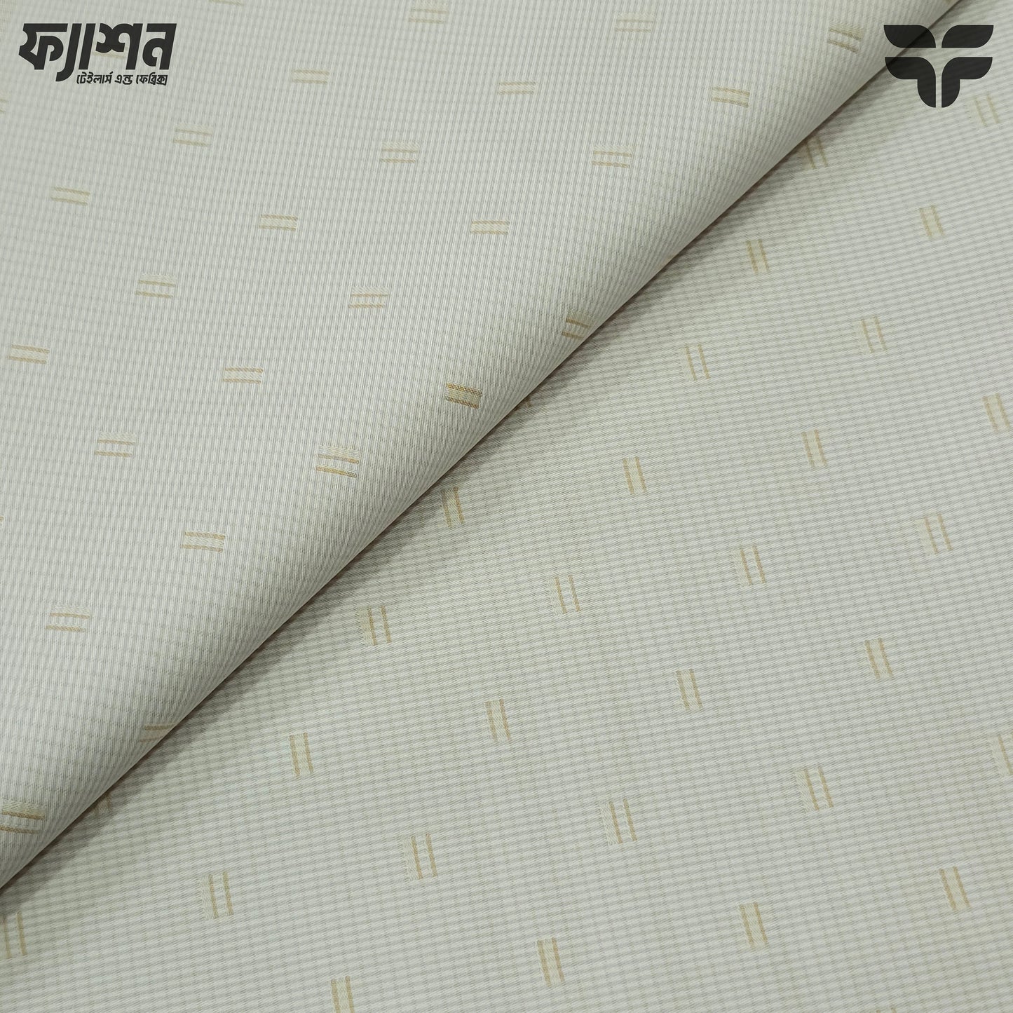 SÖKTAŞ 100% Giza Cotton – Summer Ivory Textured Dobby