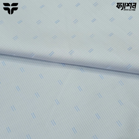 SÖKTAŞ 100% Giza Cotton – Summer Blue Textured Dobby
