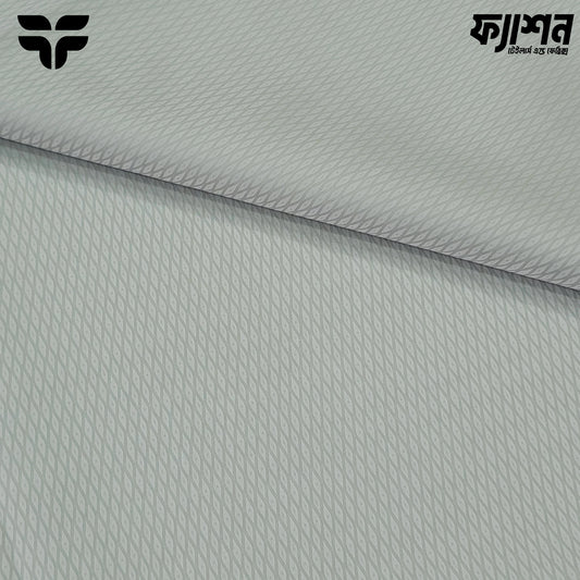 SÖKTAŞ 100% Giza Cotton – Light Grey Geometric Texture
