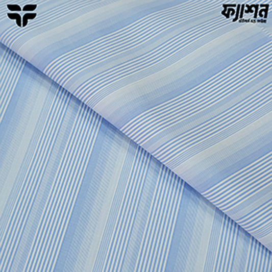 Baruche 100% Giza Cotton Striped Fabric