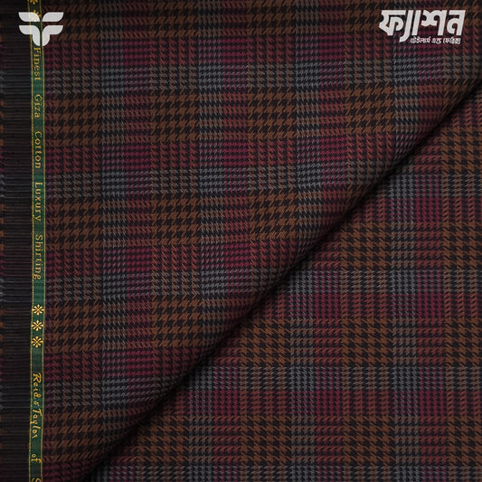 Reid & Taylor 100% Premium Cotton – Dark Summer Plaid