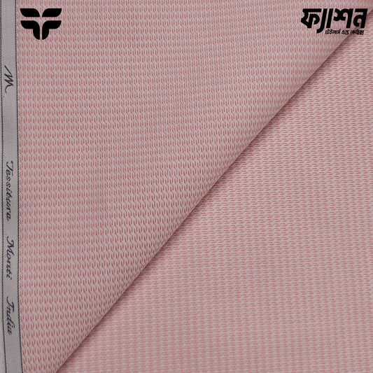 Tessitura Monti — Pink Textured Shirt Fabric