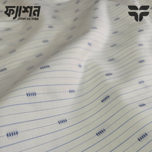 Baruche Superfine Giza Cotton – Summer Blue Dash